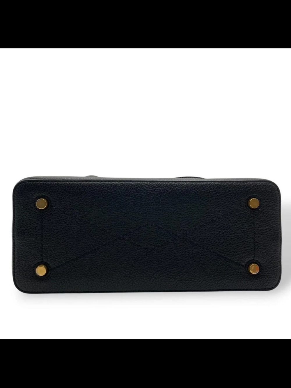 Mulberry Black Pebbled Leather Satchel with Gold Hardware - Picture 6 of 11
